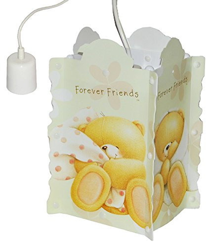 alles-meine.de GmbH Deckenlampe/Hängelampe - Teddy Bär - Forever Friends - 27 cm hoch - für Kinder Kinderzimmer Kinderlampe Leuchte - Baby Mädchen Jungen - Teddybär Bären - Dec..