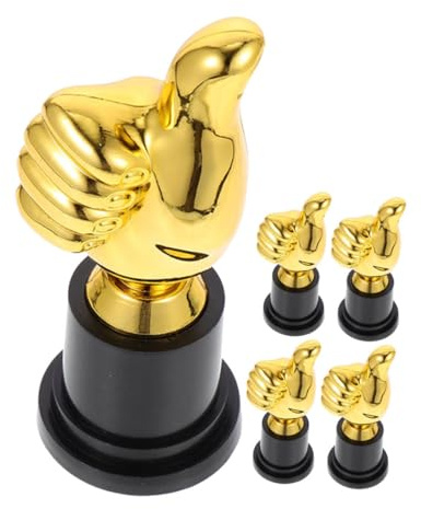 Cabilock Coppa Sportivo Per Bambini 5 Pezzi in Plastica Per Competizione in Asilo Decorazione Squisita Per Feste in Casa