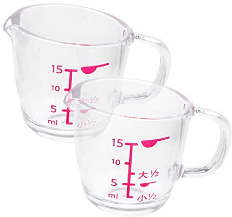 ABOOFAN 1 Jeu Tasse À Mesurer Graduée Tasse À Café Glacé Tasses À Mesurer De Cuisine Gobelets À Charcuterie Tasses À Café Glacé Cuillère À Café Tasses À Café À Double Paroi Comme 2 Pièces