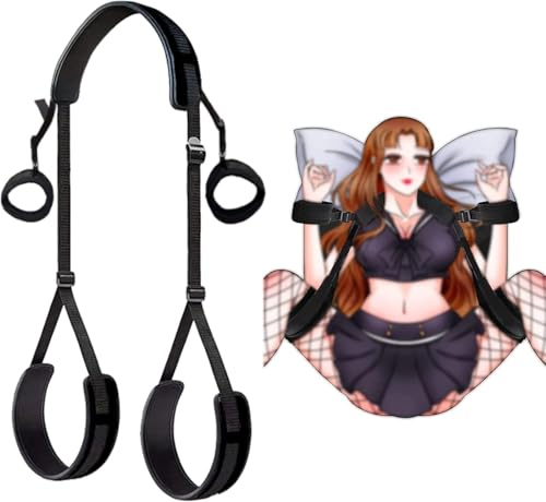 Sex Toys BDSM Bondage Set - Sex toyscouples for Couples Handcuffs Adult Woman & Men Bed Restraints, Adjustable Leg Rope, Detachable Handcuffs, Adult Bondage Gifts for Women & Men. RTRx