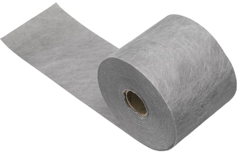 QUARKZMAN Membrane imperméable 5 pouces x 100 pi / 43,4 pieds carrés Membrane d'étanchéité 20 mil Sous-couche de carrelage Rouleau de tissu en polyéthylène pour carrelage, Gris