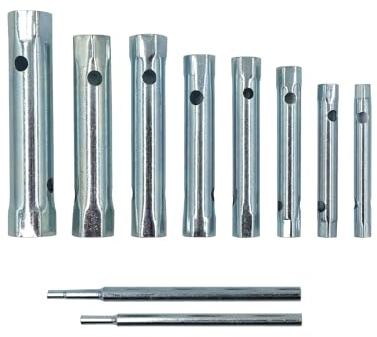Anhoer 10Pcs Tubular Box Spanner Set 6-22mm Metric