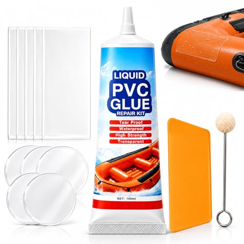 home harbor Kit Réparation Piscine – Rustine Invisible pour Usage sous l'eau – Kit Réparation Spa Gonflable pour Bouées, Produits gonflables, Matelas et Bateaux (100 ML)