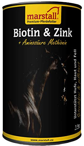 marstall Premium-Pferdefutter Biotin + Zink, 1er Pack (1 x 1 kilograms)