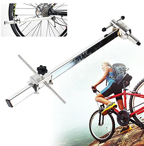 SHZICMY Fahrradketten Kettennieter Werkzeug,Edelstahl Fahrrad Schaltauge Alignment Gauge Bike Repair Tool