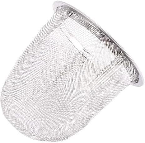 Silver 6cm Reusable Stainless Steel Tea Infuser Mesh Strainer, Metal Teapot Replacement Mesh Strainer Insert, Tea Steeper Basket Filter for Teapot, Mug, Cup