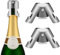 2 Pcs Champagne Stopper,Reusable Bottle Saver Sealer Vacuum Sealed Wine Stoppers,Premium, Durable and Leak Proof Airtight Seal for Sparkling Wine Bottles(Freshness Up to 5 Days)