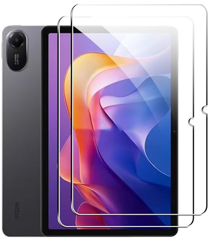Fitudoos [2 Pièces] Verre Trempé pour Xiaomi Redmi Pad 2/Pad 2 Play Bundle 11 2025,Protecteur d'écran Tablette Film,sans Bulles d'air,Ultra Résistant,Rayures Protection.