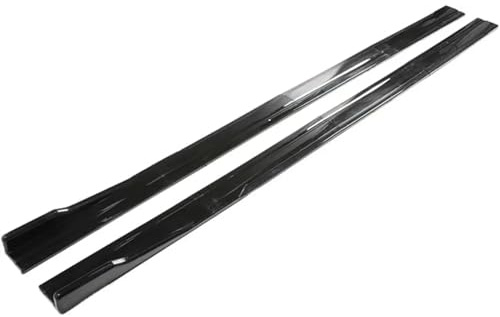 Faldones Laterales para Seat para Leon FR 5F para Ibiza 6J 6L Extensiones De Faldones Laterales Divisores Balancines Laterales Difusores Y Aletas Falda Lateral Automotriz(Glossy Black)