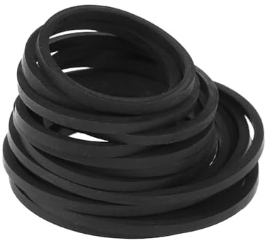 50pcs Rubber Belts 1.2mm Square Foldable Belt 30-135mm Drive for Cassette Players Optical Drives
