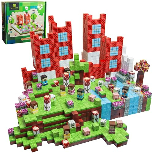Kidocube 400 Cubes Magnétiques Bloc Jeu Construction Enfant Magnetic Blocks