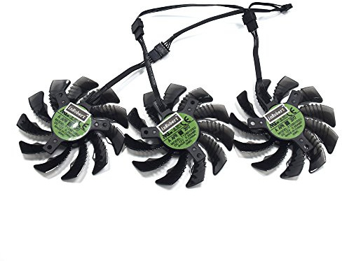 inRobert 78MM T128010SU P104-100 Mining Video Card Cooling Fan for Gigabyte GTX 1080 Ti Gaming/GTX 1070 G1/AORUS GTX 1060/GTX 980 TI G1 Graphic Card