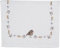 Clayre & Eef Gästehandtuch 40x66 cm Beige Braun Baumwolle Vogel Toiletten Handtuch