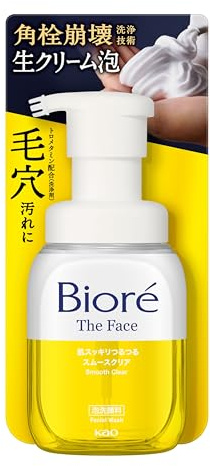 Biore The Face Facial Wash Foam 200ml - Smooth Clear