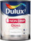 AMK® Dulux Non Drip Gloss Paint 1.25L Pure Brilliant White Interior Wood Metal Finish Easy Application Less Mess High Sheen Durable Wipeable Trim Skirting Doors Frames Solvent Based