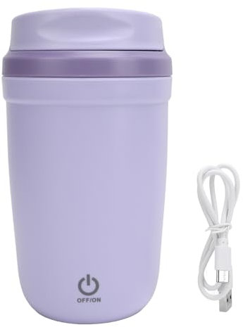 Qcwwy Tasse à café Auto-mélangeuse, 350 Ml en Acier Inoxydable, Rechargeable par USB, Tasse Auto-mélangeuse Magnétique, Tasse de Mélangeur Automatique, Tasse Auto-mélangeuse pour