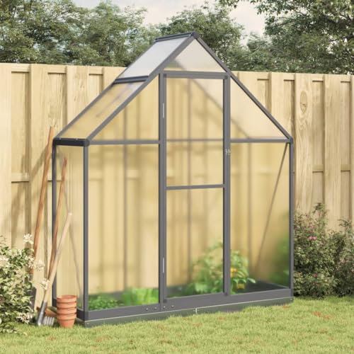 Gecheer Serra da Giardino, Struttura con Base Integrata 169x58x202 cm in Alluminio e Policarbonato UV Resistente per Coltivazione Amatoriale