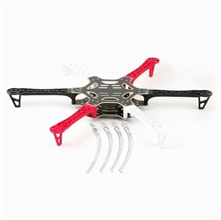 Kit drone esacottero Fiber 550 – Adatto for Pixhawk 2.4.8 e Ardupilot (include telaio in fibra di carbonio, telemetria da 100 mW, ESC da 30 A e motori 2212)(433MHZ 100MW A)