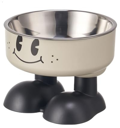 Ciotole rialzate per cani – Supporto regolabile e rialzato per animali domestici | Robusta in acciaio o ceramica per mangiare e bere, set doppio o singolo antiscivolo per piccole