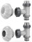 SUMMERBUDDY Above Ground Pool Parts, Replacement Pool Pump Part with Plunger Valve, 1.5 Outlet Strainer & Inlet Nozzle, Pool Hose Adapter for Sand Pump (Style 1)