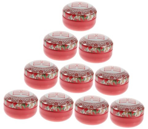 ARTSEWPLY 10ensembles Boîtes à Bonbons Chinoises Délicates Pour Mariages De Boîtes Élégantes Et Pratiques De Mariage Décorations Vintage Rouges