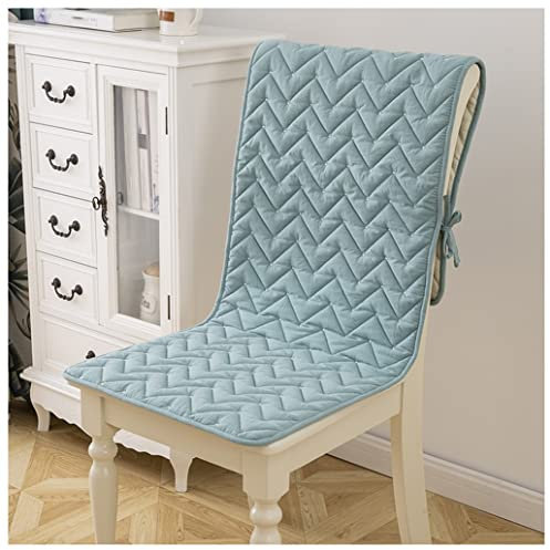 Long Cotton Dining Chair Cushion with High Back Thick Office Seat Pad Comfortable Recliner Cushion Soft Upholstered Seat Pillow for Home & Office Use