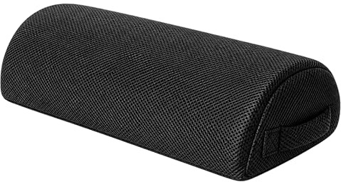 Repose Pied Bureau Ergonomique Coussin Jambes Mémoire de Forme Haute Densité – Support Pied Antidérapant, Soulage Jambes Lourdes, Améliore Circulation, Confort Bureau Maison Voyage
