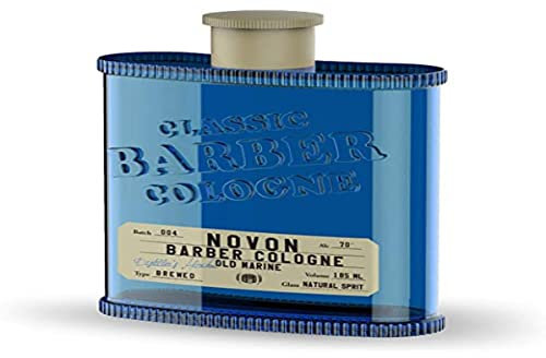 Novon Classic Barber Cologne - Blue - Old Marine - 185ml - Aftershave Rasierwasser nach der Rasur