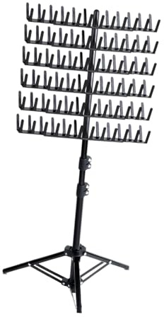 Sharplace Adjustable Braiding Hair Rack for Braiding,144 Pegs Hair Divider Rack,Hair Extension Holder Hanger for Hairstylists,Braiders, black