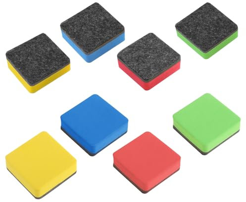 Qianyu Mini-Radierer Trocken Abwischbar Kleine Whiteboard-Radierer Kreidetafel Reiniger Wischer für die Reinigung Trocken Abwischbare Marker, Glas, Whiteboard, Klassenzimmer, Lehrer, Zuhause