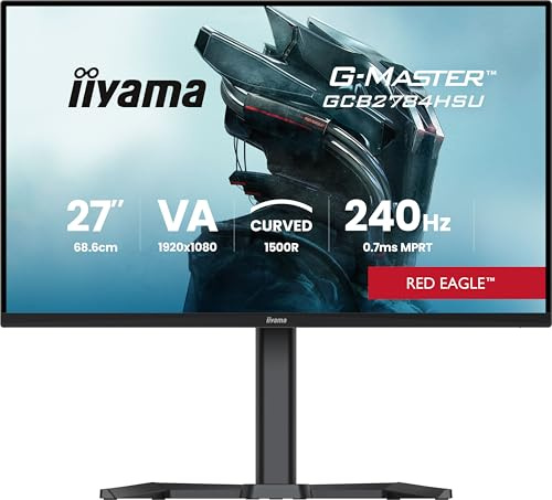 Iiyama G-Master Gcb2784hsU-B1 27 böjd Va GaminG-monitor 240 Hz Fhd Schwarz