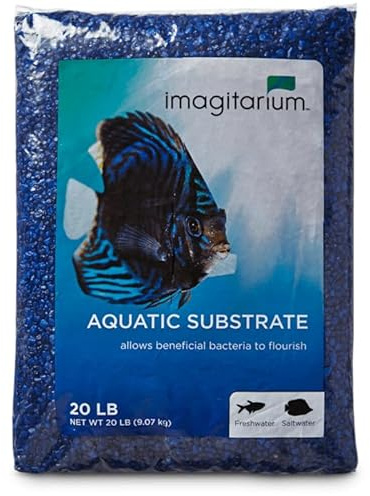 imagitarium by Petco Aquarium Gravel Substrate Dark Blue 20 lbs.