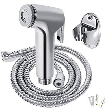 Regenduschset/Bidet-Spritzgerät.Mit Wandhalterung und 1,4m Schlauch/für Toilette,Sanitärzubehör für das Bad