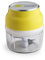 Innoliving Sminuzzatore Elettrico Senza Fili Ricaricabile, Tritatutto Salvaspazio, Lame in Acciaio Inox, Capacità 250ml, Potente e Compatto, Facile da Pulire, Ideale per Ortaggi (GIALLO INN-695Y)