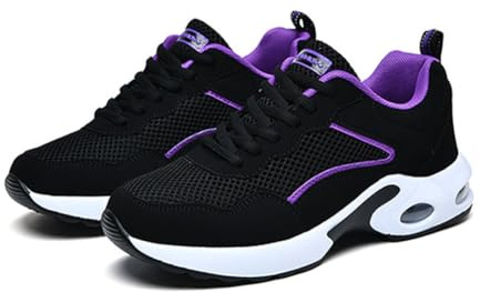 Hixingo Traspirante Scarpe da Ballo Sportive Donna Fitness Ginnastica Sneakers Scarpe da Running Casual Traspirante Antiscivolo Jazz Moderno Comode Classiche Scarpe Danza Sneakers 35-40