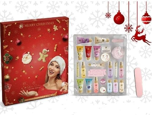 Calendario dell'avvento 2024 make up Seta Blu 24 giorni Skin care edizione limitata