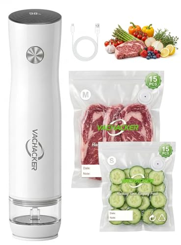 Envasadora al Vacío, Vachacker Maquina Vacio Alimentos Portátil