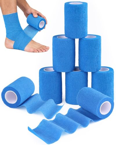 Acual 8 Venda Cohesiva 7.5cm×4.5m Autoadherente Deporte Veter. Azul