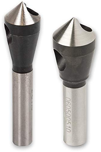 FISCH Premium HSS E De-Burring Countersink 1x 2-5mm & 1x 5-10mm