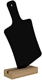 ALLboards doppelseitige SCHNEIDEBRETT SCHNEIDEBRETTFORM Kleine Tafeln 4 Stück Set mit Staffelei, Dekorativ Deko, Kreidetafel