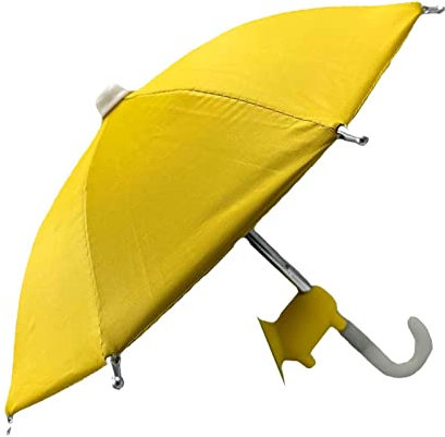 21 × 6 × 3 cm supporto per telefono cellulare con parasole – ombrello per telefono per sole, ombrello parasole per telefono, parasole per telefono con e diffusore per bocca di pesce,