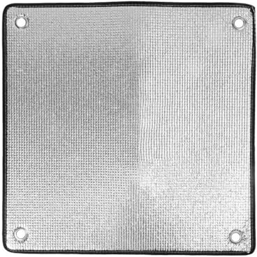 Gettimore Aluminum Foil Window Sun Protection Film for Privacy, Waterproof & Reflective Heat Insulation for Home Bathroom Roof, Silver (50 * 100 cm)