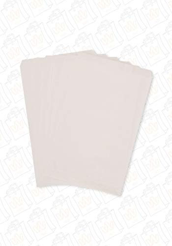 Papierflachbeutel 12x18cm weiß, Konfektionsflachbeutel, Postkartentüte, Schmucktüte, Briefmarkentüte, Blumensamentüte, Bonbontüte ManufacturerPartNumber 500 Stück