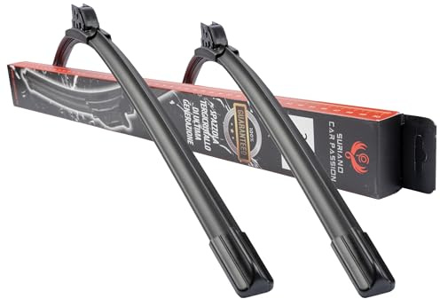 Coppia Spazzole Tergicristallo Compatibili con OPEL CORSA D DAL 07/2006 al 2014 e CORSA E dal 2014 in poi 65 40 cm Tergicristalli per Parabrezza Anteriore Aero Flat Nuove
