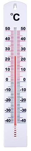 Termometro indoor/outdoor di plastica 40cm