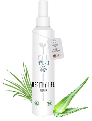HLV - Haarpflegespray mit Aloe Vera & Seegras, feuchtigkeitsspendendes Haarspray für bessere Kämmbarkeit, löst Knoten & verleiht Glanz - Vegane Haarpflege Damen & Herren (Hydro Care Spray 200ml)