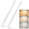Aigostar Unterbauleuchte Küche led mit Schalter 9W CCT 990lm 230V Schrankbeleuchtung LED 3000K/4000K/6500K, LED Lichtleiste Geeignet für Küche, Kleiderschrank, Lagerregale. 572 * 34 * 23mm, 2pcs