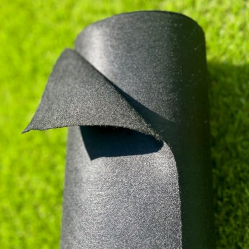SYNTHAIETIK Géotextile Ultra-Résistant 150g/m² Très Épais - Anti-Repousse 37,5m² (1,5m x 25m) pour Gravier, Terrasse, Jardin et Allées - Toile de Paillage Anti-Mauvaises Herbes