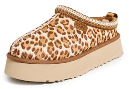 UGG Women's Tazz Plains Slipper, Felicity Leopard Jasmine, 8