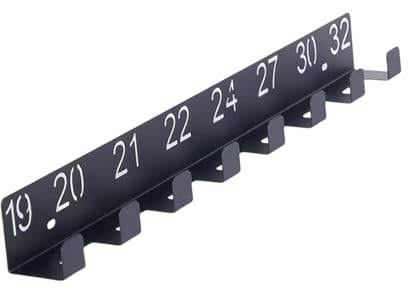 MagiDeal Organisateur mural pour clés à molette, crochets de suspension robustes en métal, support de rangement pour clés à molette, idéal pour les garages et